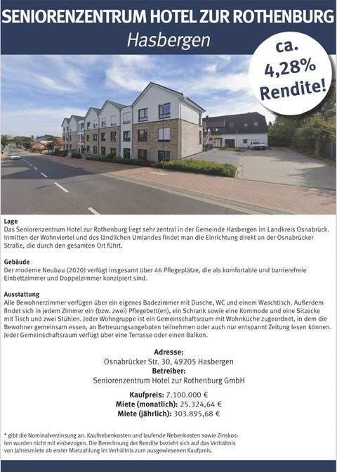 Hasbergen Renditeobjekte, Mehrfamilienhäuser, Geschäftshäuser, Kapitalanlage