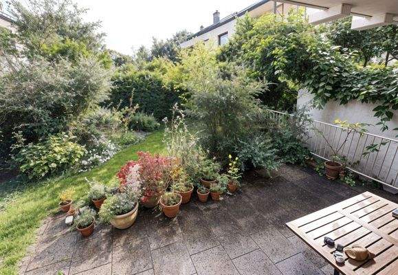 Blick auf den Garten 1