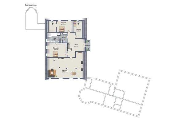 Grundriss Dachgeschoss