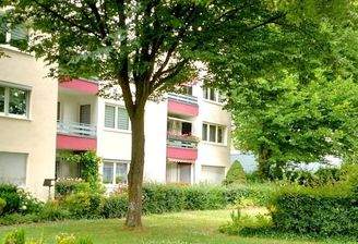 Gebäuderückseite, Garten