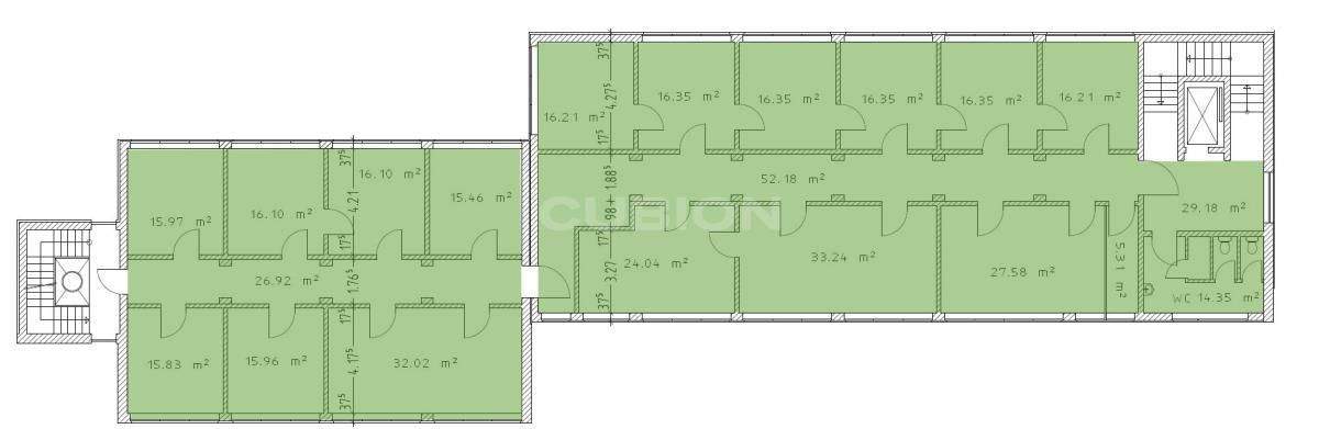 Haus 1, 2. Obergeschoss.