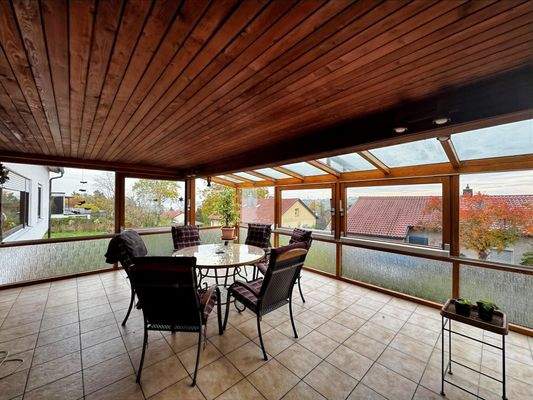 Überdachte Terrasse