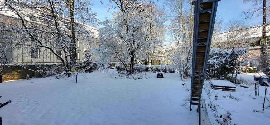 Garten im Winter