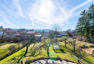 Freier Blick Richtung Alpen