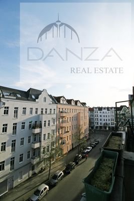 Blick vom Balkon