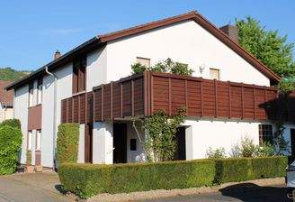 West-Ansicht mit Dachterrasse