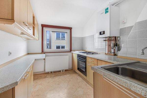 Küche im Dachgeschoss