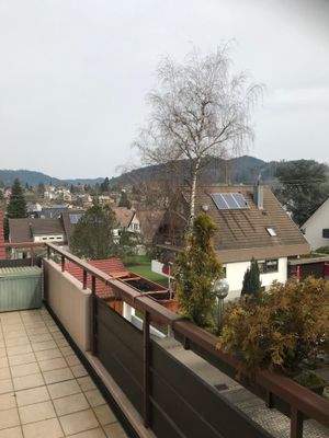 Aussicht vom Balkon