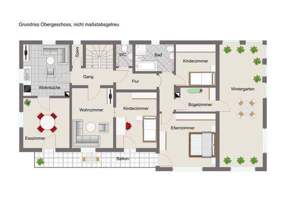 Grundriss Obergeschoss