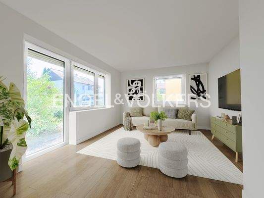 EG: Einrichtungsbeispiel Wohnzimmer