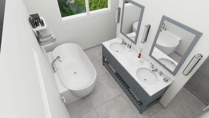 Badezimmer - Visualisierung