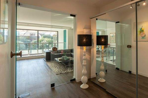 Blick vom Schlaftrakt