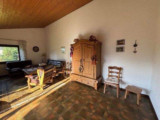 Blick in den Wohnbereich 