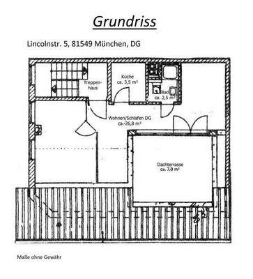 Grundriss Dachgeschoss