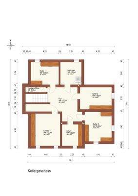 Repräs. 2-FH, Grundriss KG