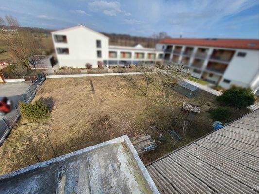 Baugrundstück Sicht von oben