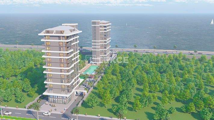 Beachfront Properties in a New Project in Alanya Turkey