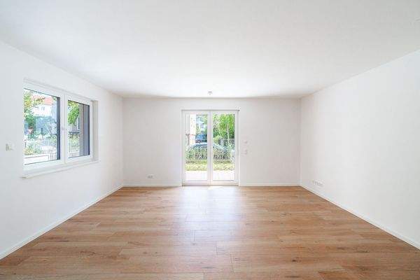 Wohnen mit Blick zur Terrasse