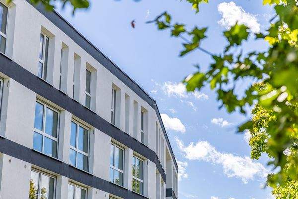 Detaillierte Fassade