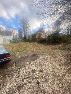 Blick auf das Grundstück