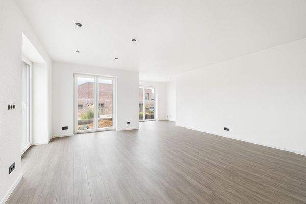 Wohnzimmer - KI-generiertes Bild aus Rohbauzustand! Abweichungen möglich!