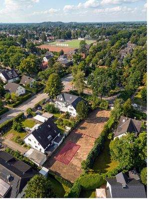 Lageplan Zeichnung Einfamilienhaus 