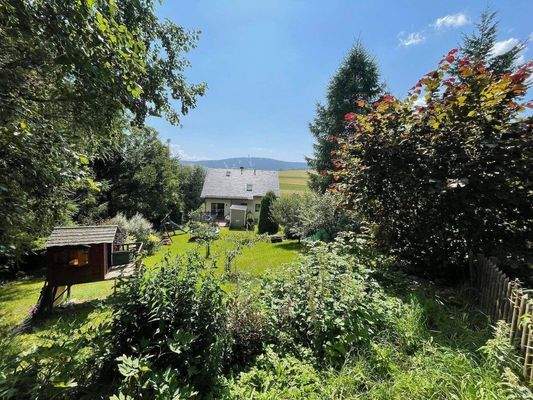 Blick vom Grundstück