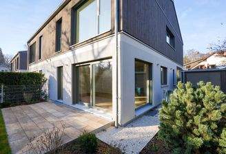 Rückansicht des Hauses