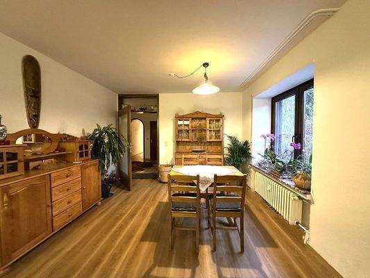 Platz für das Esszimmer …