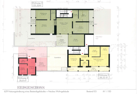 Grundriss EG - Bestand Sanierung