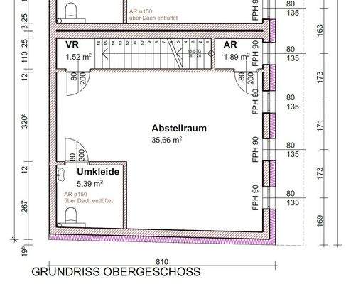 Plan Abstellraum / Büro