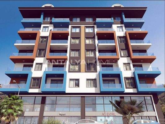 Stylish Flats with Nature and Sea Views in Alanya