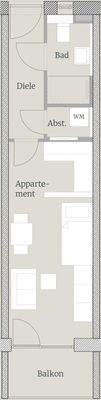 Grundriss Wohnung Nr. 15