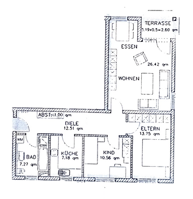 Grundriss Wohnung C26