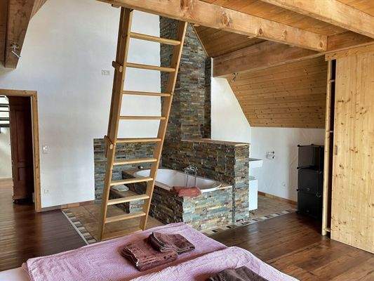 Schlafzimmer mit Galerie