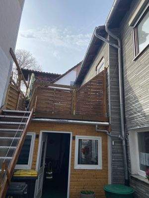 Ansicht mit Dachterrasse