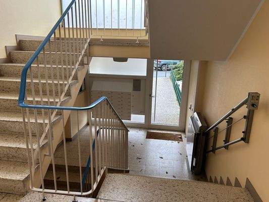 barrierefreies Treppenhaus