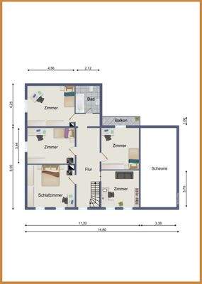 Grundriss Obergeschoss