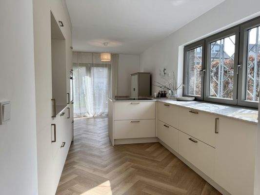 Der offen konzipierte Küchenbereich