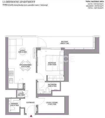 Luxury Apartments in a Residential Complex in Dubai Motor City