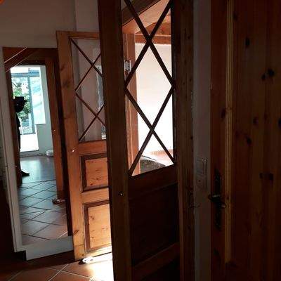 Doppeltür zum Wohn-/Essbereich