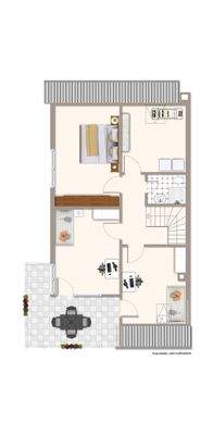 Wohnungsplan Obergeschoss