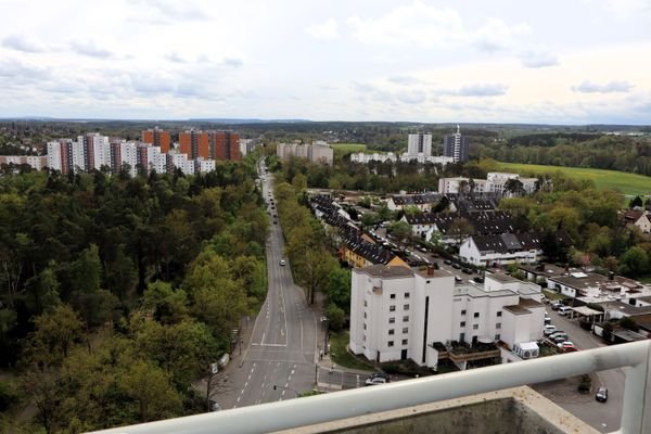 Aussicht vom Balkon
