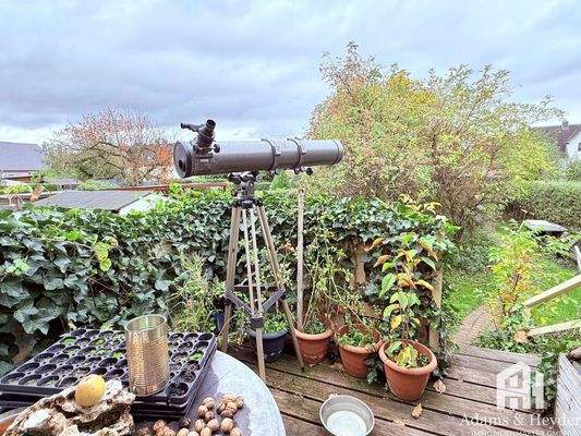 Gartenblick von Terrasse