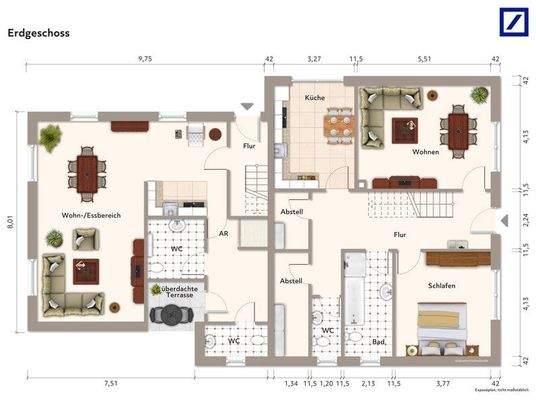 Grundriss Erdgeschoss