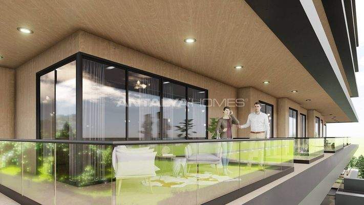 Stylish Apartments in a Popular Project in Alanya Tosmur