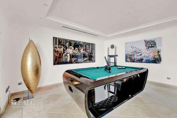 Billard im Wohnbereich