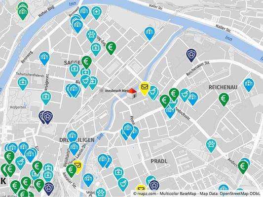 Geolyzer Kartenausschnitt