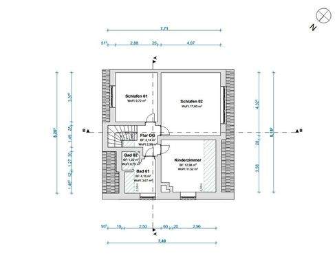 Grundriss Dachgeschoss