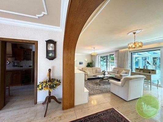 Aus Esszimmer ins Wohnzimmer ... 